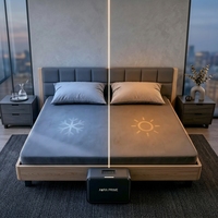 Surmatelas rafraîchissant à double zone pour les personnes qui ont chaud la nuit et les couples, avec système de refroidissement intégré – Surmatelas et surmatelas chauffants
