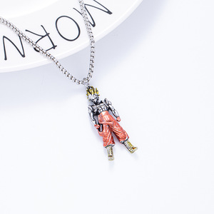 Collier en alliage avec pendentif Super Saiyan, personnage de dessin animé, cadeau unisexe, bijoux - Product Image 2