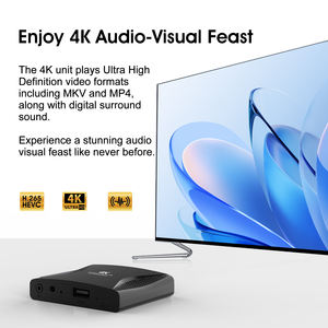 Lecteur multimédia numérique ACEMAX 4K Ultra-HD Lecteur multimédia d'affichage numérique simple Lecteur USB Cartes SD H.265/<span class=keywords><strong>HEVC</strong></span> H.264/AVC <span class=keywords><strong>MP4</strong></span> - Product Image 2
