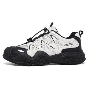 Empmam Zapatos de senderismo para hombre, ligeros, para correr por senderos, para exteriores, con agarre para todo tipo de terreno, zapatos deportivos de tacón medio - Product Image 1