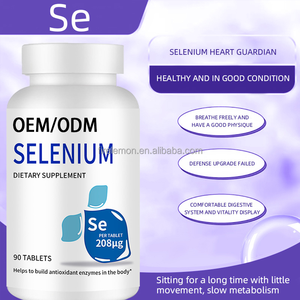 ยาเม็ดแร่ซีลีเนียมแบบ OEM สำหรับสร้างแบรนด์ส่วนตัว สารต้านอนุมูลอิสระ เสริมภูมิคุ้มกัน และบำรุงการทำงานของต่อมไทรอยด์ อาหารเสริม - Product Image 3