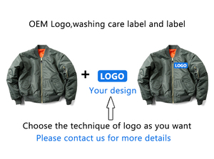 Nhà Máy OEM Tùy Chỉnh 100% Nylon Ma1 Máy Bay Ném Bom Chuyến Bay Áo Khoác Người Đàn Ông Thêu In Ấn Mỏng Phi Công Áo Khoác - Product Image 4