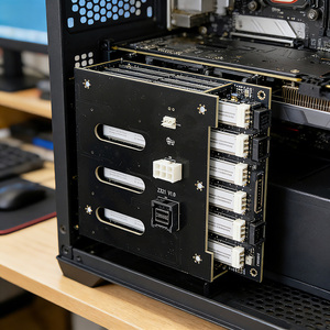 SFF8643 8i ke *4 Adaptor PCBA 6Gbps Kecepatan Tinggi SATA1/2/3 2.5/3.5 Inci SSD HDD Bersertifikasi CE/FCC/Rohs Tidak Memerlukan Driver - Product Image 5