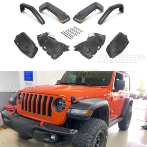 Para Jeep Wrangler 2018-2024: Embellecedores de guardabarros, kit de carrocería para ceja de rueda, extensión de arco de rueda, pieza exterior - Product Image 2
