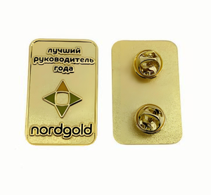 ป้ายสลักรูปแมวชุบทองทำจากโลหะผสมสังกะสีเคลือบแข็ง - Product Image 3