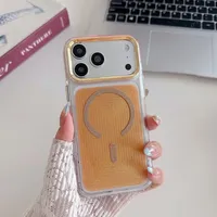 Coque de téléphone antichoc scintillante compatible avec iPhone 17 16 15 14 13 12 11 Pro Max Plus