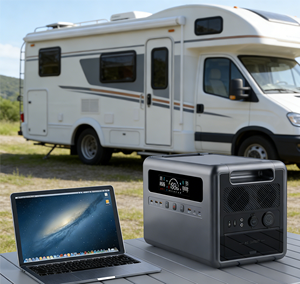 Almacenamiento de Energía Portátil Ultra-Duradero de 2400W y 2349Wh con Carga Rápida para Viajes en Autocaravana - Product Image 2