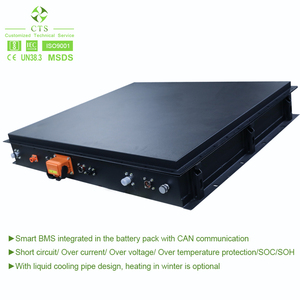 ระบบแบตเตอรี่ลิเธียมกันน้ำ CTS 400V 50Ah NMC พร้อม BMS และระบบระบายความร้อนสำหรับการผลิตรถยนต์ - Product Image 6
