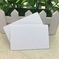 Carte de crédit RFID Visa en PVC personnalisée, imprimée, blanche, avec puce intelligente sans contact NFC, étanche, résistante aux intempéries, ISO 14443A, 13,56 MHz