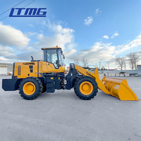 Chargeuse sur pneus compacte diesel LTMG 2 tonnes 2,5 tonnes 3 tonnes avec godet de 1,8 m³ pour la construction, l'agriculture et l'exploitation minière