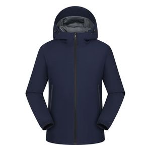Chaqueta Personalizada con Logotipo para Hombre, Chaqueta Deportiva Impermeable con Cremallera, Cortavientos, Chaqueta de <span class=keywords><strong>Trabajo</strong></span> Ligera de Exterior para Empleados de Empresa - Product Image 4