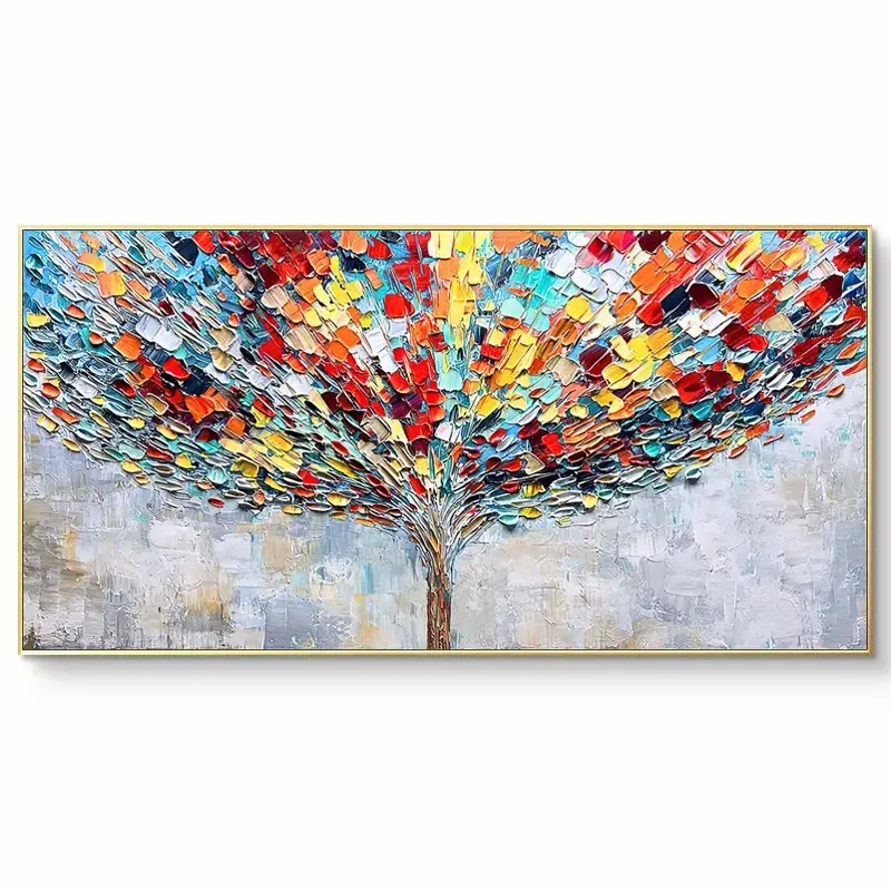 Handmade Modern Wall Hanging Canvas Art Abstract Oil Painting For Home Decor