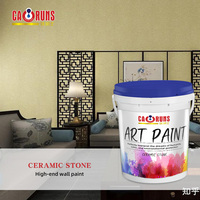 Texture Gamazine écologique Revêtement mural intérieur Résistant à l'eau Acrylique Grattage Sable Résistant au feu Brosse Glamour