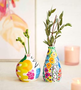 Pottd Ceramic Paint-a-<strong>Vase</strong> Pottery Painting Kit-<strong>Personalised</strong> DIY <strong>Vase</strong> Craft Set Easter Theme Includes <strong>Vases</strong> Paints Step-by-Step - Product Image 2