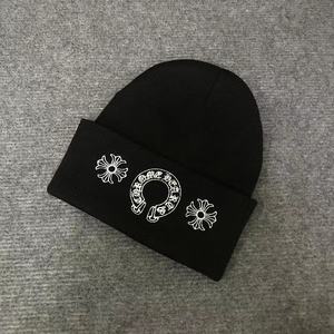 Gorro de Punto Jacquard de Algodón y Spandex con Bordado de Chrome Hearts, Nuevo <span class=keywords><strong>para</strong></span> Otoño e Invierno, <span class=keywords><strong>para</strong></span> Adultos, Hombres y Mujeres, Gorro Moderno <span class=keywords><strong>para</strong></span> <span class=keywords><strong>el</strong></span> Frío - Product Image 6