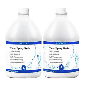 LOCTCET 1:1 resina epossidica 2 galloni Kit resina epossidica colata di resina trasparente a cristalli liquidi AB <span class=keywords><strong>fai</strong></span> <span class=keywords><strong>da</strong></span> <span class=keywords><strong>te</strong></span> artigianato arte fusione gioielli fiume - Product Image 1