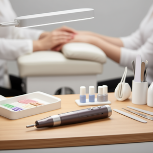 VEVOR Perceuse à ongles portable 30000 tr/min, outil de manucure et pédicure rechargeable avec 50 bandes abrasives et brosse - Product Image 2