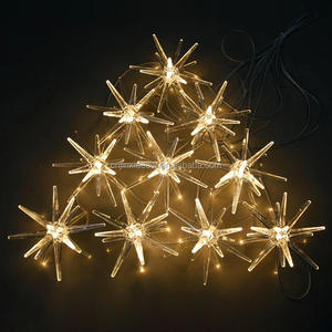 <span class=keywords><strong>Shingel</strong></span> 10 têtes LED acrylique oursin lustres plafond intérieur lumières mariage scène décoration accessoires événement détachable - Product Image 1