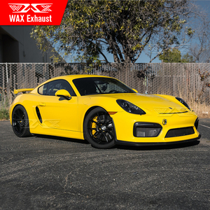 Modificado kit de cuerpo para 2012-2016 Caimán <span class=keywords><strong>boxster</strong></span> 981, 987, 7182015-2019 GT4 parachoques delantero kit de cuerpo difusor trasero material de PP - Product Image 3