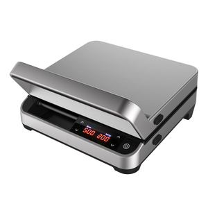 <span class=keywords><strong>Grill</strong></span> de contact électrique à écran tactile en acier inoxydable avec plaques de cuisson amovibles, affichage numérique LED, pour paninis et toasts - Product Image 1