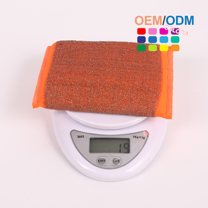 Éponge à récurer robuste en polyester PET écologique et <span class=keywords><strong>laine</strong></span> d'acier pour le nettoyage de cuisine - Product Image 5