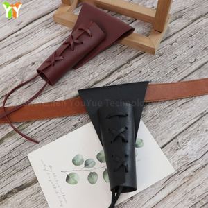Medieval Leather Dagger <b>Frog</b> Renaissance Sword Belt Holder with Custom Logo & Embossed Design for Party Cosplay Accessory - Product Image 6