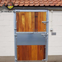 Porte de grange en bois de bonne qualité avec remplissage en bambou, porte de grange à double battant hollandaise, porte coulissante d'extrémité pour la vente