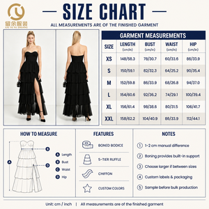 Nouvelle Arrivée <span class=keywords><strong>Robe</strong></span> Longue <span class=keywords><strong>Noire</strong></span> Écologique pour Femme, Sans Manches, Superposée à Volants, Coupe Trapèze, pour Soirée Formelle et Bal <span class=keywords><strong>de</strong></span> Promo, Vente en Gros - Product Image 4