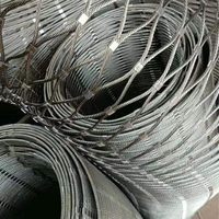 Maille de corde en acier inoxydable de qualité 304, résistante à l'environnement marin, maille architecturale, OEM disponible, faible MOQ