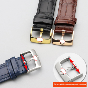 Elegantes Hebillas de Acero Inoxidable Doradas de 14 mm y 18 mm para Correas de Reloj, Compatibles con Correas de Reloj de Nailon - Product Image 3