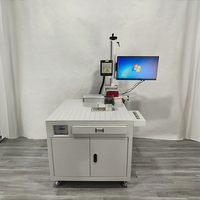 Nouvelle machine de marquage laser à fibre MOPA à guidage linéaire compact, mise au point dynamique 3D, 30W JPT, longueur étendue, haute précision, refroidissement par eau, DXF AI