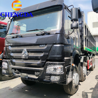 Camion à benne basculante Man Diesel 6x4 8x4 à 12 roues à bas prix Camion à benne basculante à benne basculante Howo 30t minier d'occasion pour l'Afrique