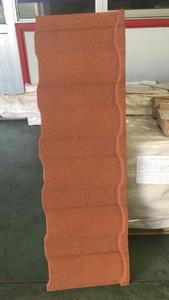 Tuile de toit en pierre 1340*420*0.5mm Tuile classique Couleur Tuile de <span class=keywords><strong>toiture</strong></span> en métal enduit de pierre et plateau de vallée Pays africains - Product Image 4