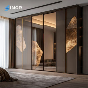 Armoire autoportante en bois massif de style industriel avec accents métalliques, étanche, pour la maison urbaine - Product Image 3