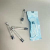 Flacon cassette stérile en borosilicate de 3 ml, cartouche en verre vide emballée individuellement avec base noire, résistant aux fuites, faible MOQ