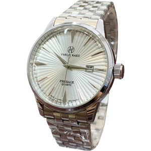 Waterproof stylish and handsome men's watch, student casual wristwatch, stainless steel calendar simple watch, quartz watch - Product Image 6