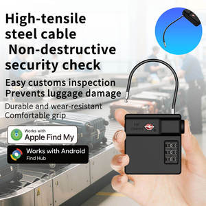 Candado Mecánico Sinovo con Rastreador GPS Global <span class=keywords><strong>TSA007</strong></span> Compatible con Apple Find My y Android para Maletas - Product Image 3