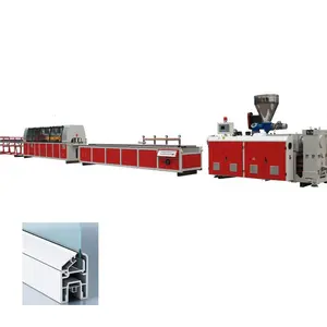 UPVC profile extrusion machine door frame production making machine line window profile extrusion machinery