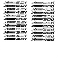 Emblema y Letras para Guardabarros/Portaequipajes de Auto MD Luxury 3D Xdrive 20d-50d 20i-30i X1-X7, ABS Reutilizable, 1 Año de Garantía