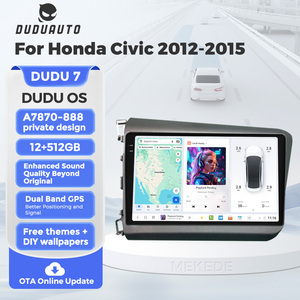 Duduauto dudu7 a7870 yl888 xe đài phát thanh đa phương tiện âm thanh Máy nghe nhạc GPS xe-chơi kép GPS DTS cho Honda Civic 9 FB FK ineau 2011-2015 - Product Image 5
