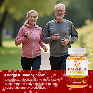 Private Label Magnesium Softgels with Calcium Magnesium Food Grade 120 Count to Supports Brain and Sleep Function Herbal Softgel - Product Image 6