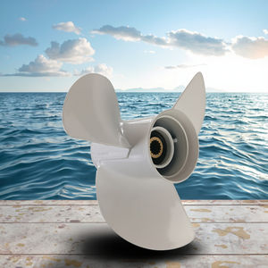 X YDR-135-15OY 13-1/2*15ใบพัดอลูมิเนียมใหม่3ใบ50-130HP ชิ้นส่วนมอเตอร์สำหรับเรือ - Product Image 1