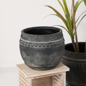 Maceta <span class=keywords><strong>de</strong></span> Magnesio para Plantas Verdes, Moderna, Minimalista, Decorativa, para Hogar y Jardín, <span class=keywords><strong>de</strong></span> Fibra <span class=keywords><strong>de</strong></span> Arcilla, con Barniz al Agua - Product Image 4