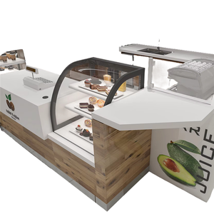 Aménagement intérieur personnalisé de haute qualité pour café moderne, conception de comptoir de kiosque de restauration rapide pour centre commercial et hôtel - Product Image 1