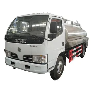 Dongfeng 4X2 5000Liter Kleine Food Grade Rvs Melk Tanker Truck