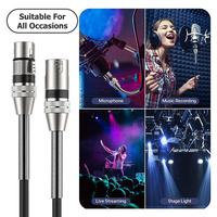 Câble audio professionnel XLR 3 broches mâle vers XLR femelle en cuivre sans oxygène 2026 pour haut-parleur et microphone – Fournisseurs