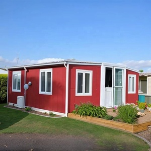 Edificio de apartamentos prefabricado personalizado Casas de módulo de contenedor expandible con diseño de grano de madera - Product Image 6