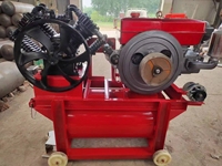 Pompe à air électrique de compresseur d'air entraîné lubrifié par huile portatif de piston alternatif à connexion directe à vendre