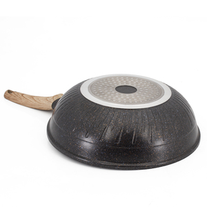 Nuevo diseño casa uso saludable cocina <span class=keywords><strong>wok</strong></span> pan - Product Image 4