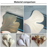 Lustre personnalisé à fleurs blanches pour hôtel et villa Lustre à plafond haut pour entrée Lustre grand pour hôtel